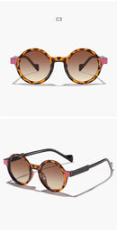 Óculos Redondo Retro: Estilo Único e Cores Vibrantes