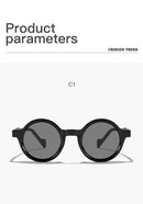 Óculos Redondo Retro: Estilo Único e Cores Vibrantes