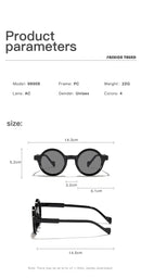 Óculos Redondo Retro: Estilo Único e Cores Vibrantes